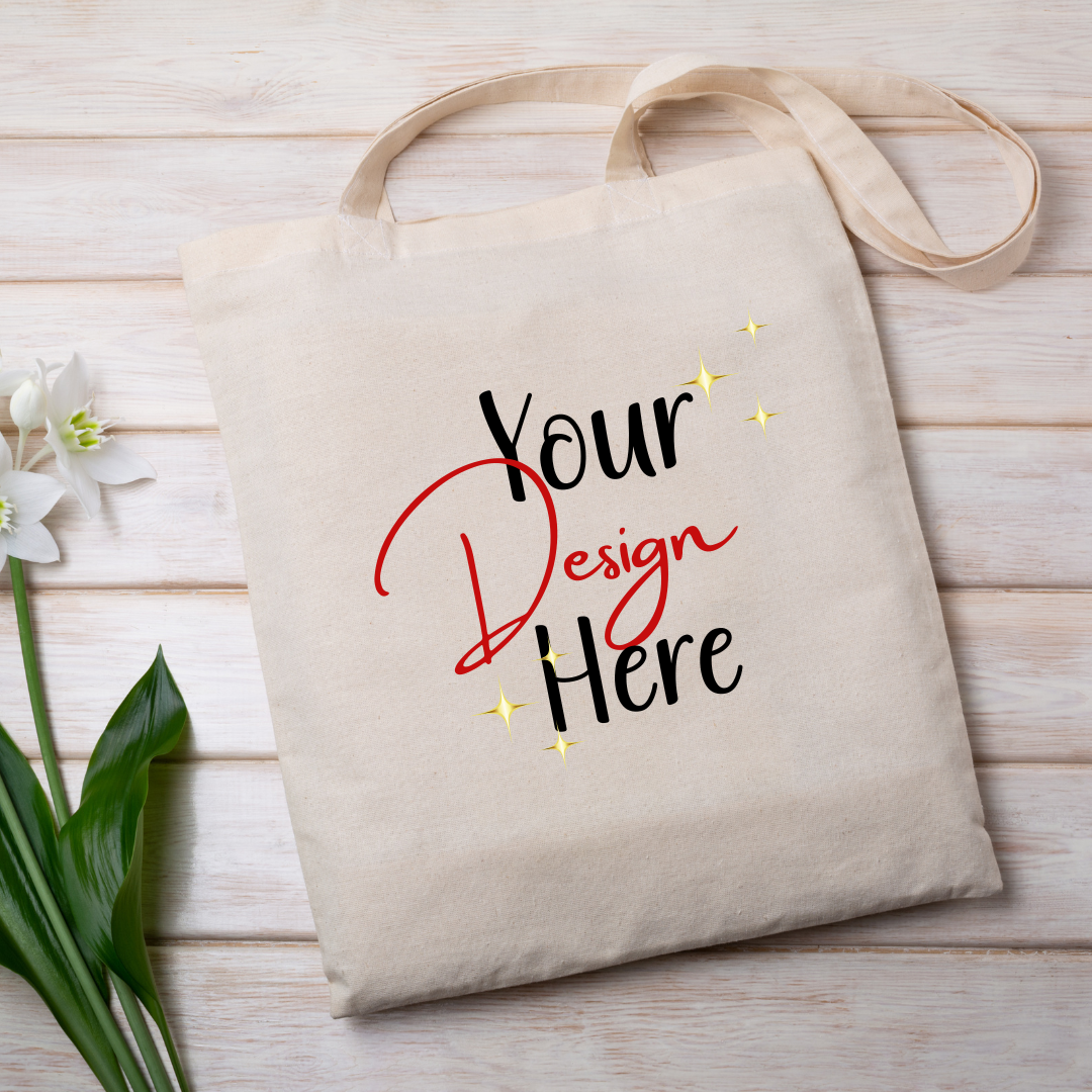 Personalized Tote Bag with Name or Design