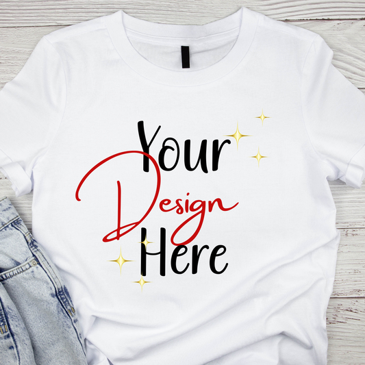 Personalized Tee with Your Text, Photo, or Logo
