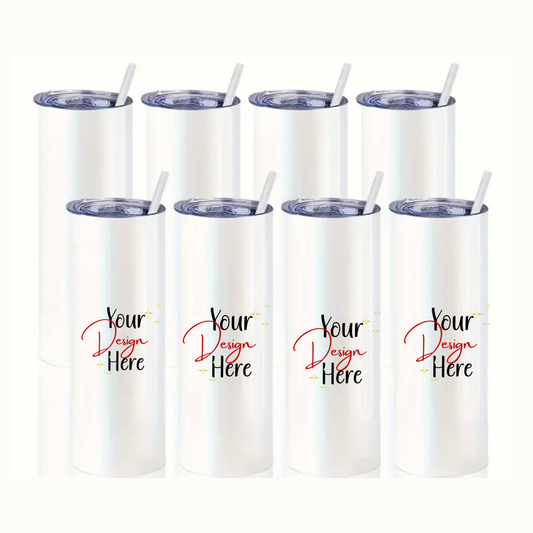 Personalized 20oz Stainless Steel Tumbler with Custom Name & Design